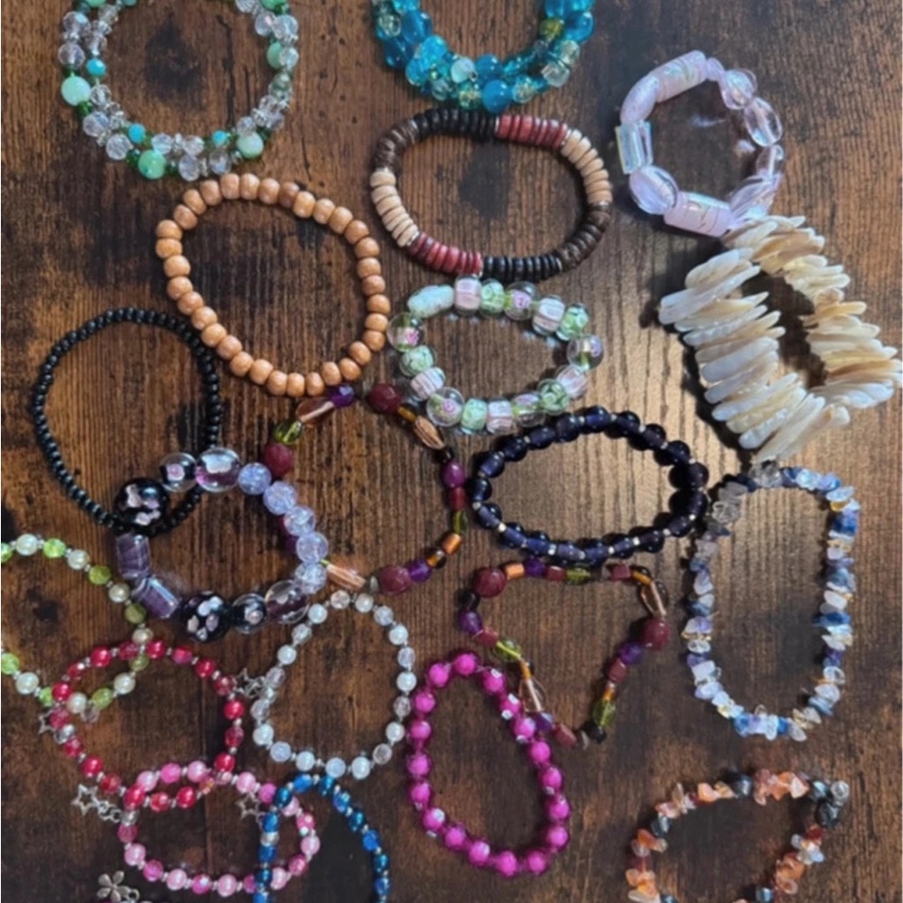Colorful Beaded Bracelet Set